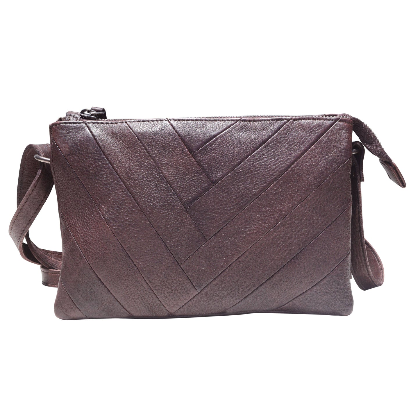 Sunny Handcrafted Leather Crossbody Bags: Sky Blue