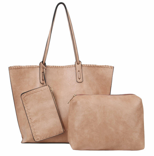 Hobo Handbag shoulder Tote purse: BLUSH