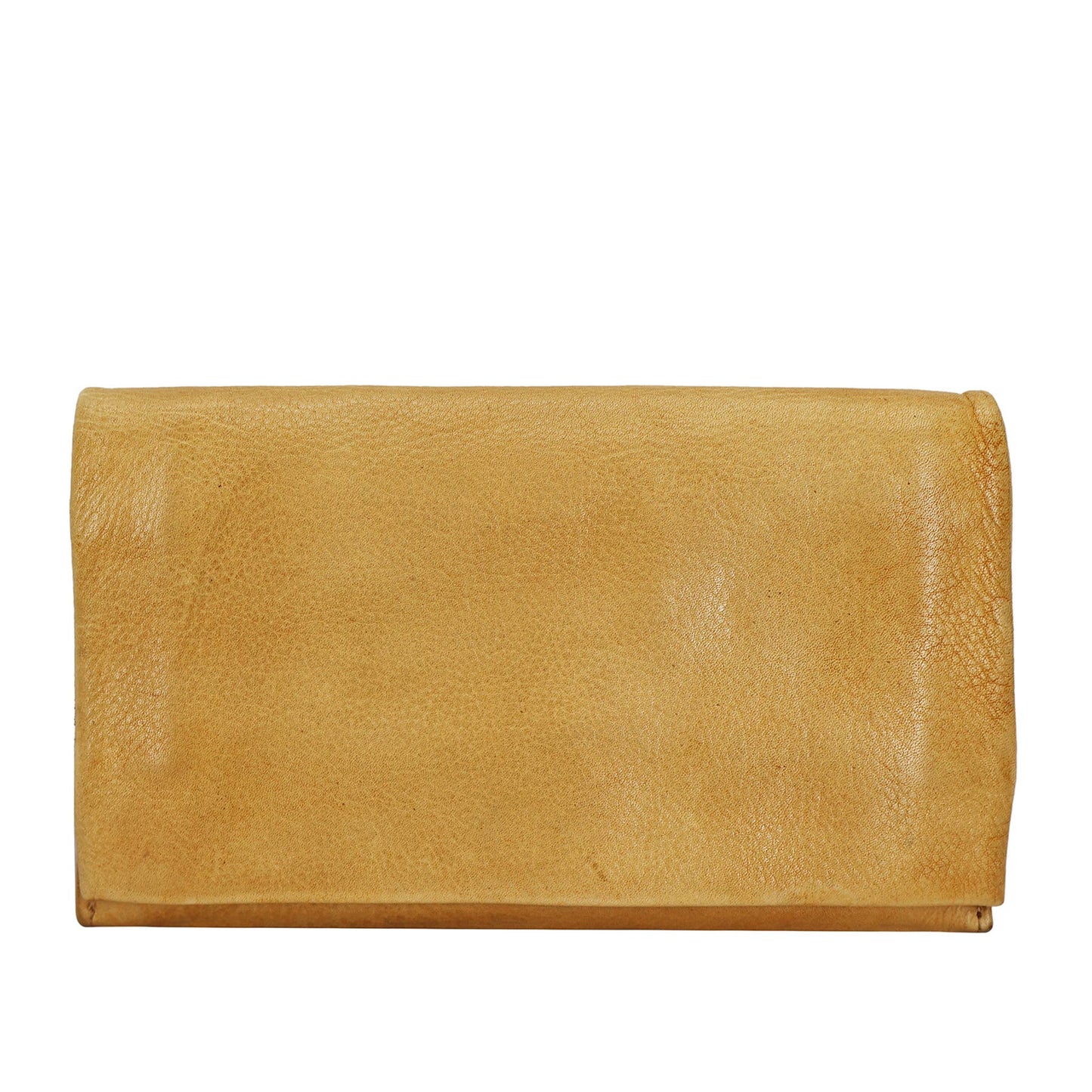 Eloise Handcrafted Leather Wallet: Eggplant