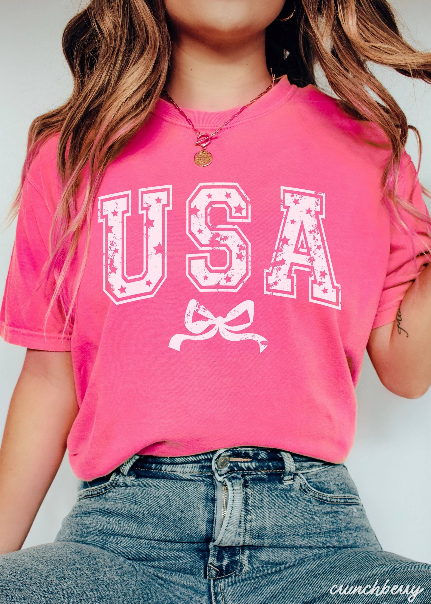 USA Star Coquette Tee