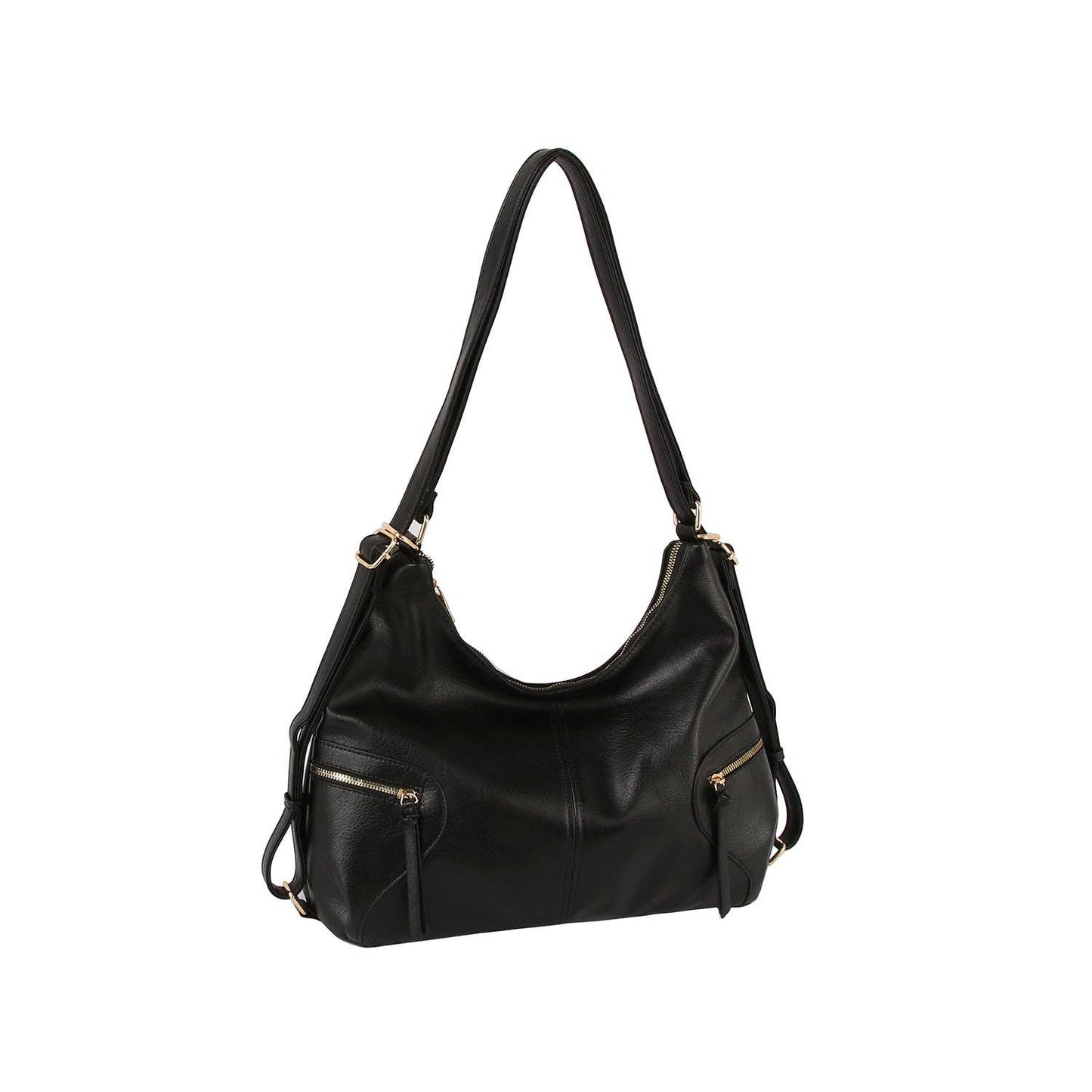 Urban Chic Convertible Hobo Bag: Denim