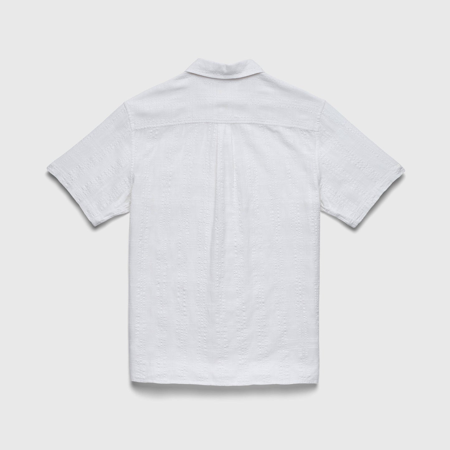 XXL Joseph Textured S/S Shirt - White: White