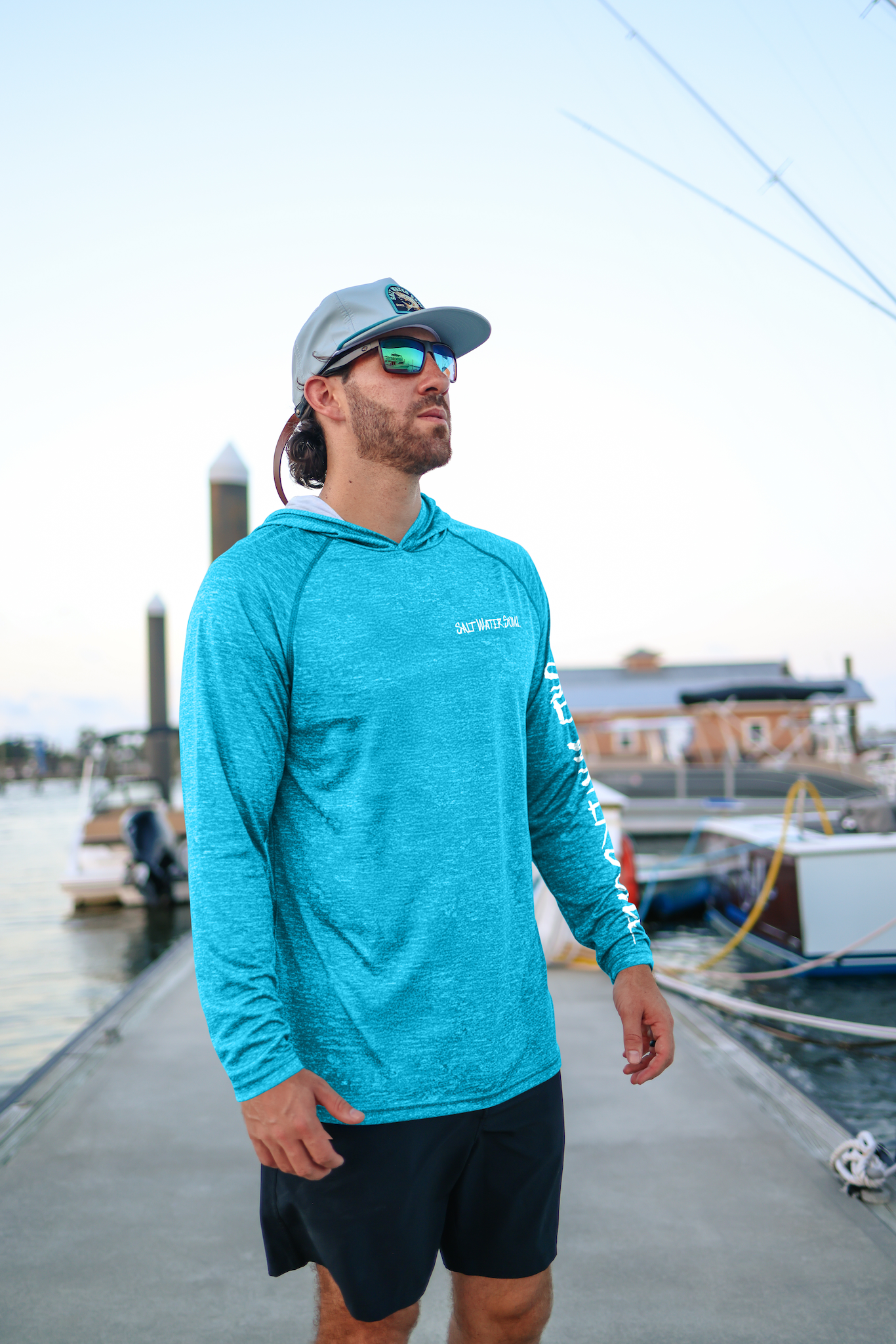 XL Teal - Tarpon Classic Performance Hoodie