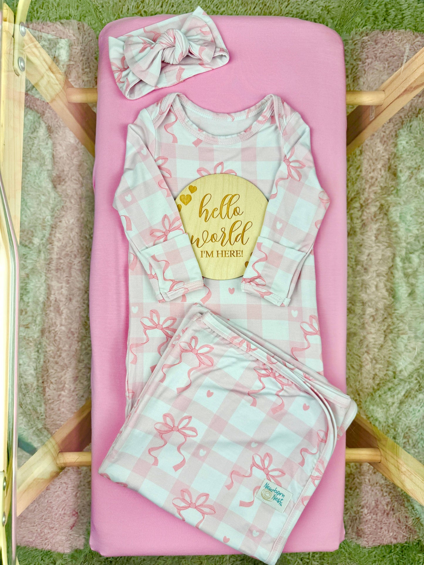 Sophie - Bamboo Newborn Nest: 4pc-Essential
