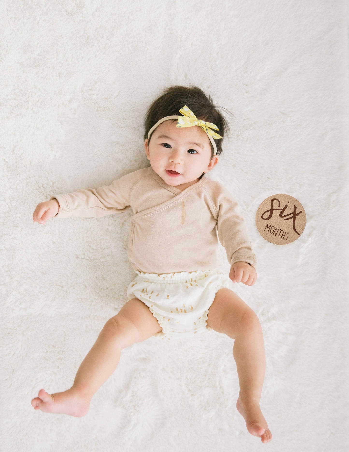 Baby Wooden Milestone Markers, Photo Prop, Neutral