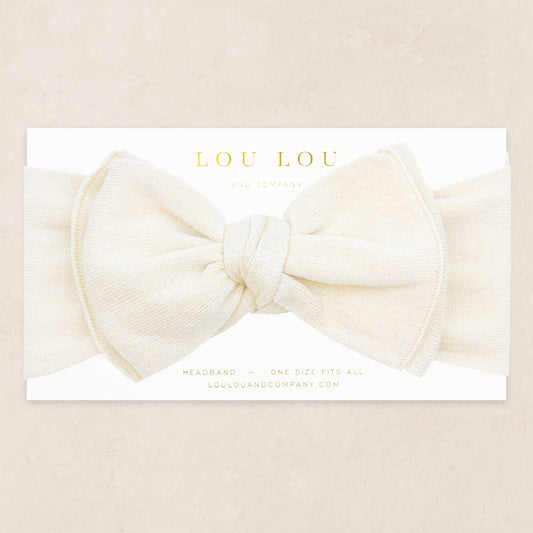 Knit Headband - Ivory