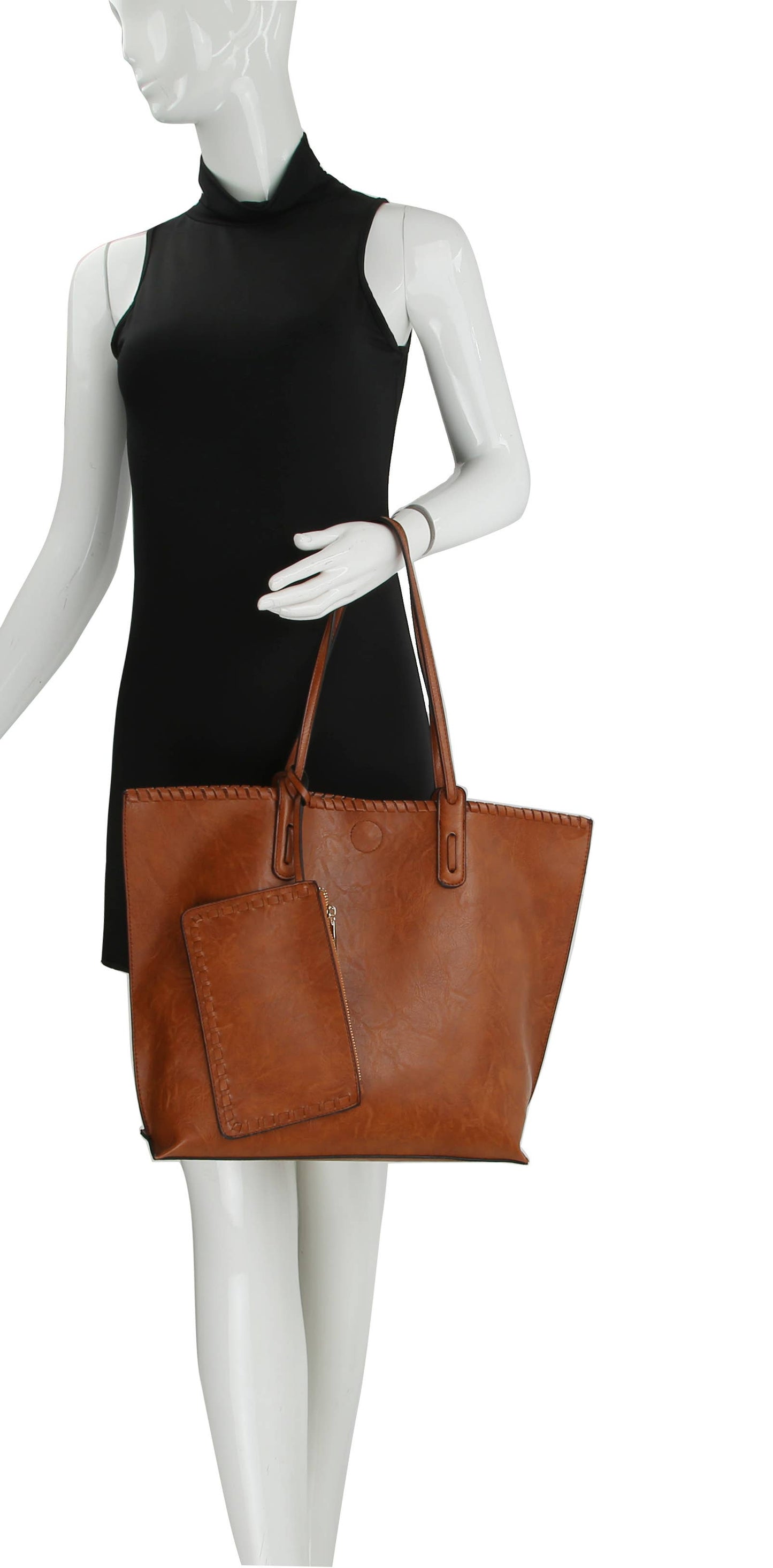 Hobo Handbag shoulder Tote purse: Coffee