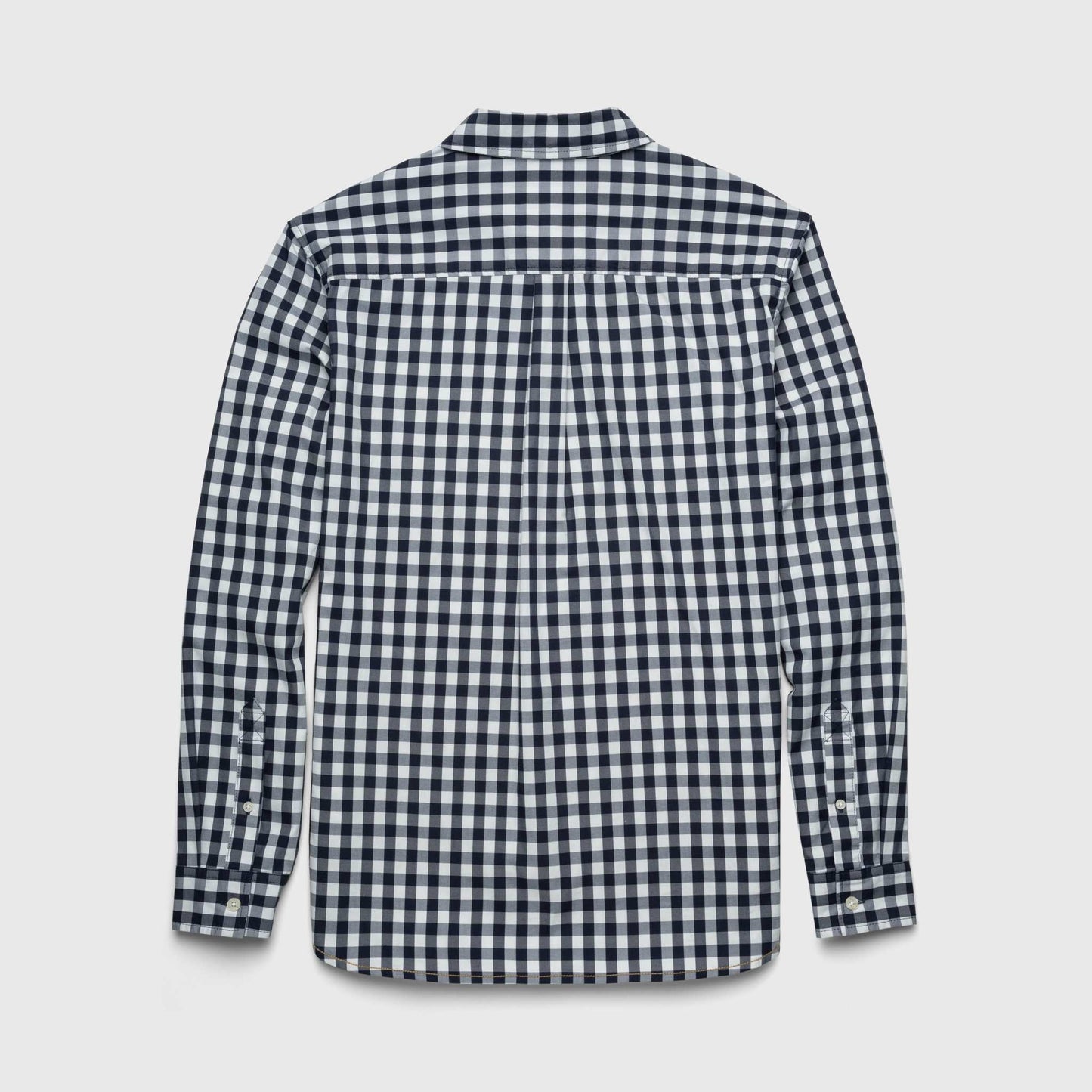 S Brian Check Shirt - Navy Blazer: Navy Blazer