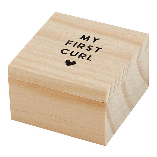 My First Curl Box: Wipe Clean with Damp Cloth / Pine Wood