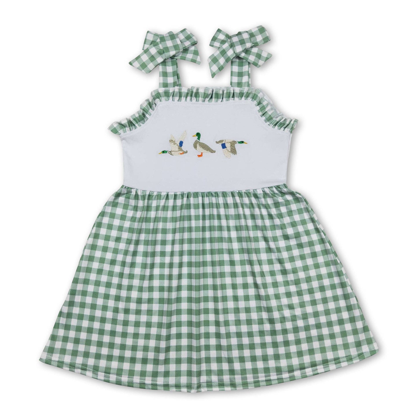 3-6M Green plaid sleeveless duck baby boys summer romper: Boy romper
