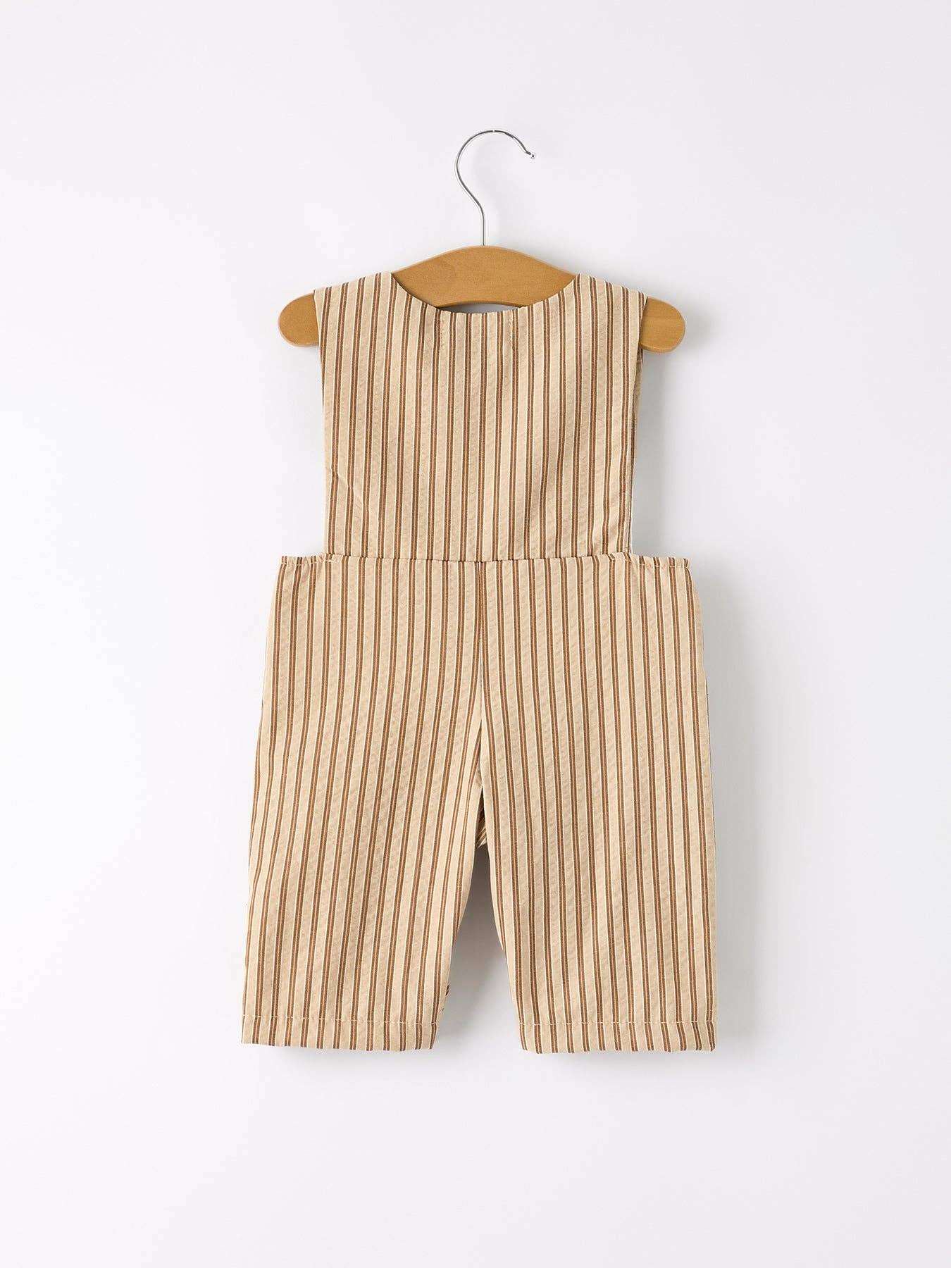3M Stripe Smocked Church Christ Bishop Christening Toddler Boys' Romper