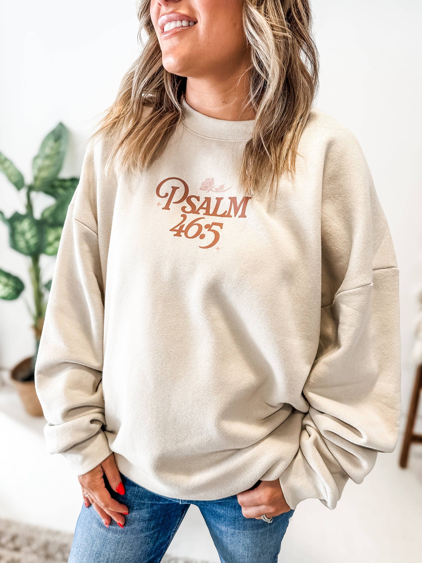God is Within Her, She will Not Fail Sweatshirt: S