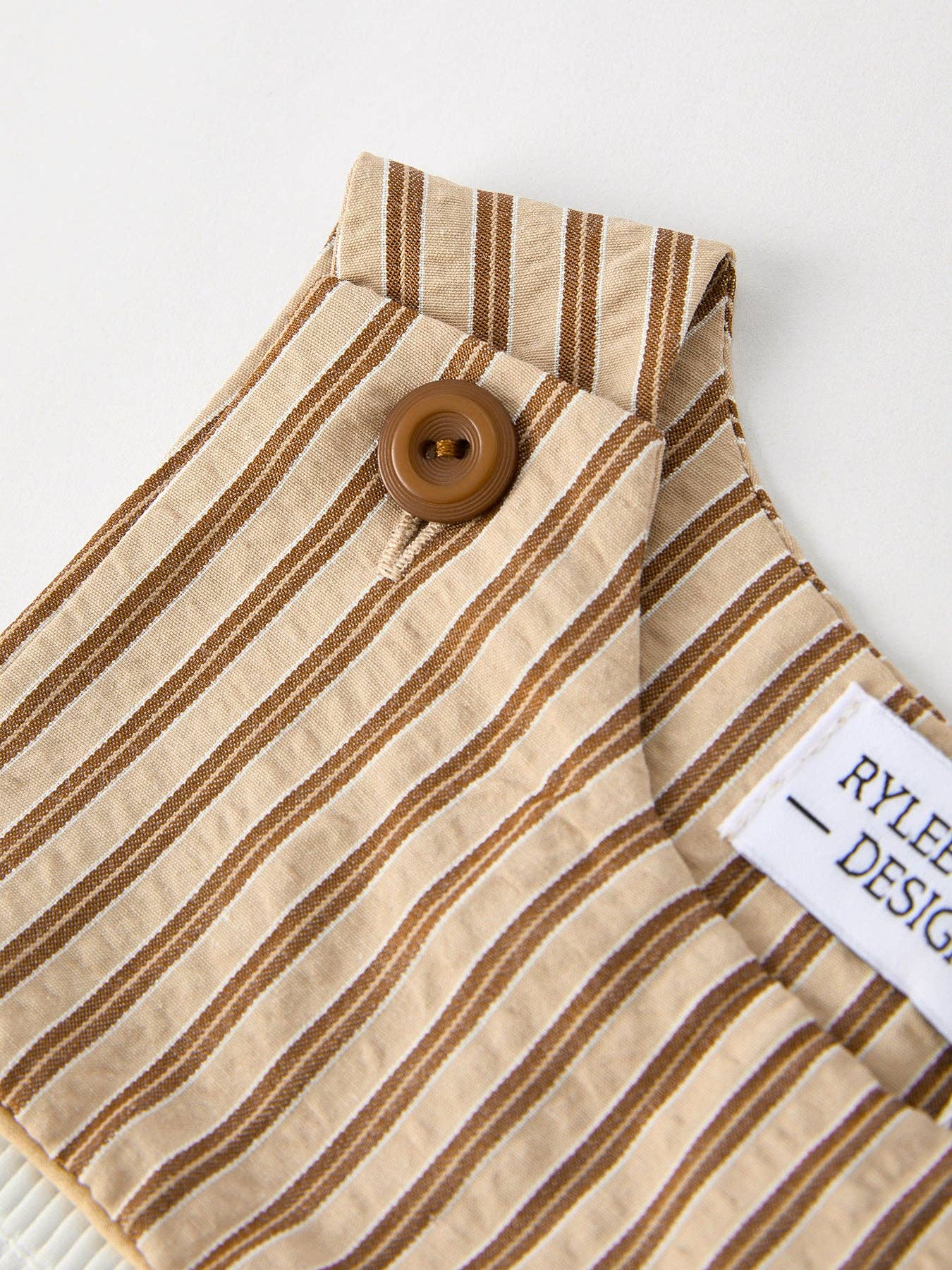 12M Stripe Smocked Church Christ Bishop Christening Toddler Boys' Romper