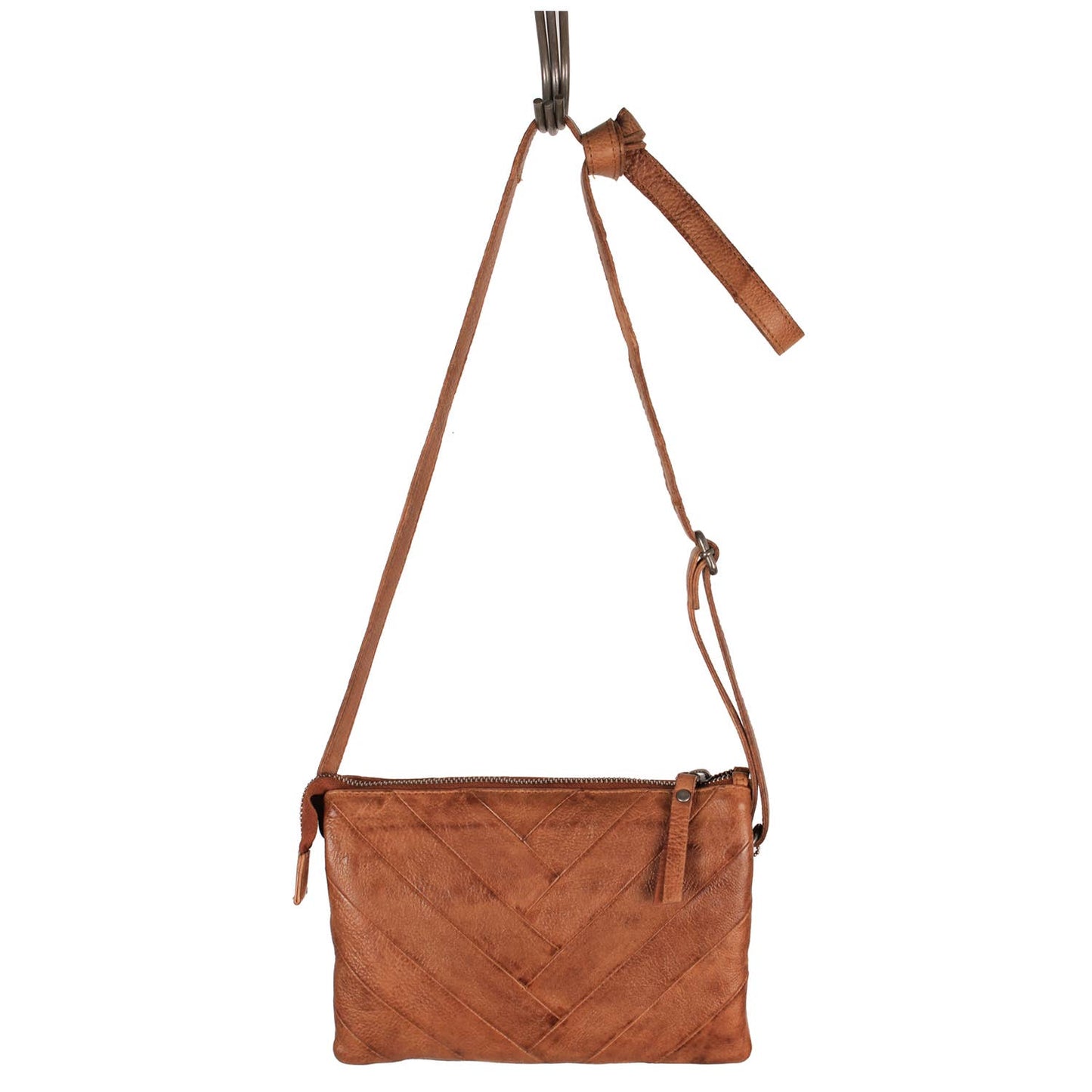 Sunny Handcrafted Leather Crossbody Bags: Moss
