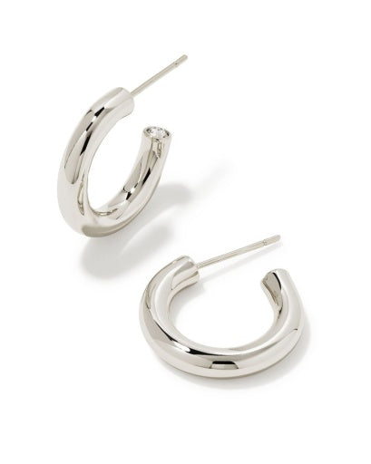 COLETTE HUGGIE EARRINGS - SILVER