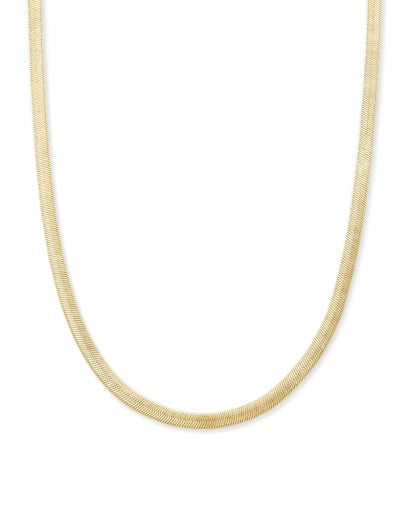 KASSIE CHAIN NECKLACE - GOLD METAL