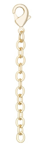 NECKLACE EXTENDER - 2' LOBSTER GOLD METAL