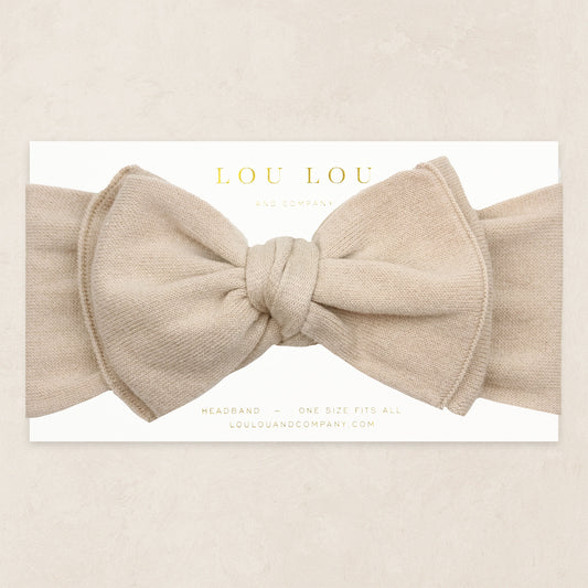 Knit Headband - Tan